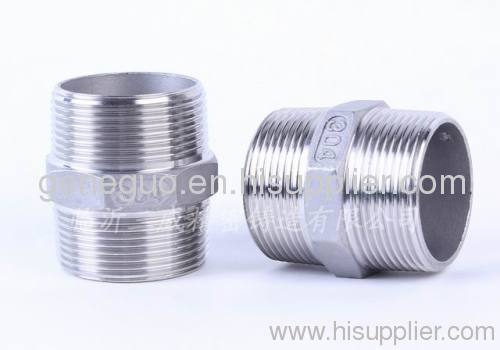 stainless steel hex nipple