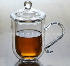 Mouth Blown Double Wall Glass Cups
