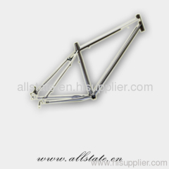 26" suspension titanium bicycle frame / Titanium Bicycle Frame 29ER with Tapered Headtube and Straight Downtube