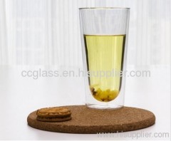 Borosilicate Heat Resistant Double Wall Glass Teacup