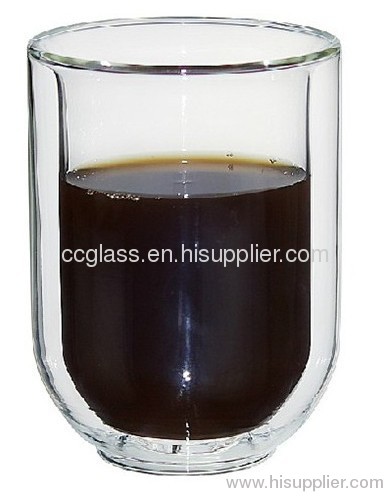 Double Wall Glass Coffee Cups For Cappuccino