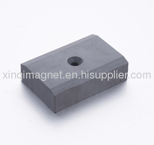 Ferrite Block magnets with a hole 