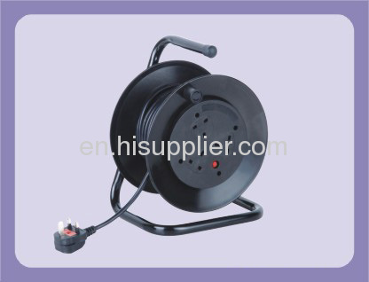 UK TYPE EXTENSION CABLE REEL WITH 3 OUTLET 10M 13A