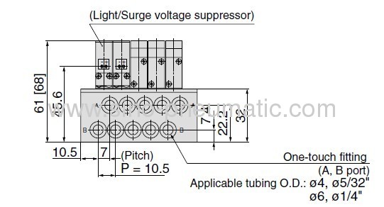  SMC SY5140 (Individually or Manifold Mounted) Solenoid Valve