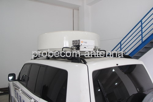 72cm auto acquire flyaway antenna