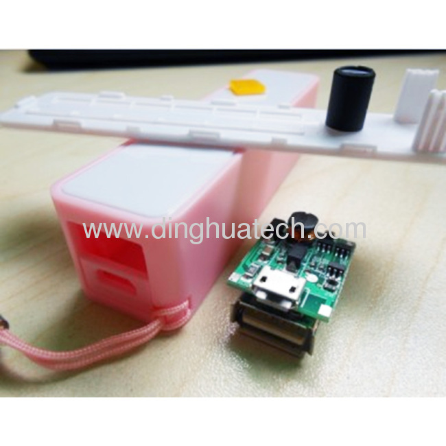 Hot sale design USB 1500 MAH aluminum alloy/plastic protable mobile source 