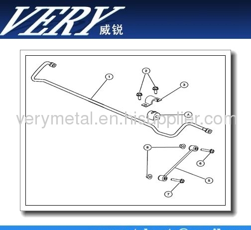 Torsion bars are used for auto, car, tank, truck, trailer, bus, train, etc.