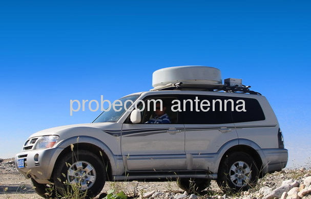 65cm motorized vehicle mounted antenna