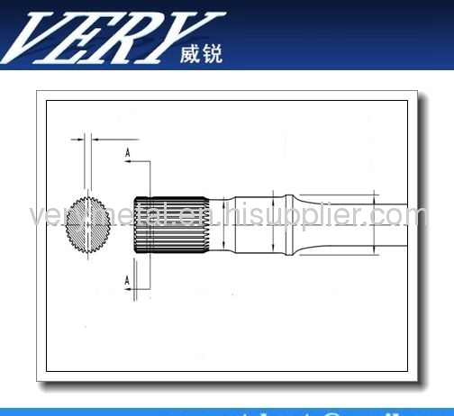 high precise spring steel torsion gear bar