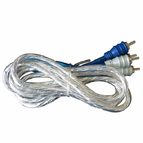 White Plastic RCA001 RCA cable