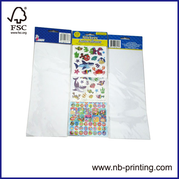 carton PVC foam/puffy & paper stickers for children ECO-friendly