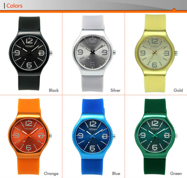 Colorful smart Watch with Swiss movt / Aluminum Case (IT-088)