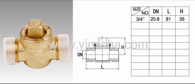 YIMISHA Brass Cock Valve 