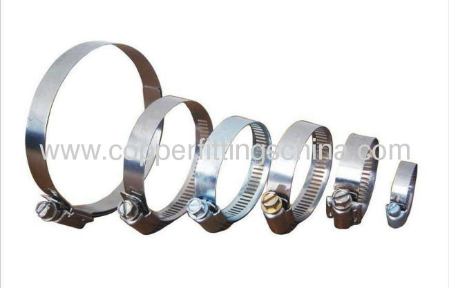American type stainless steel hose clamp