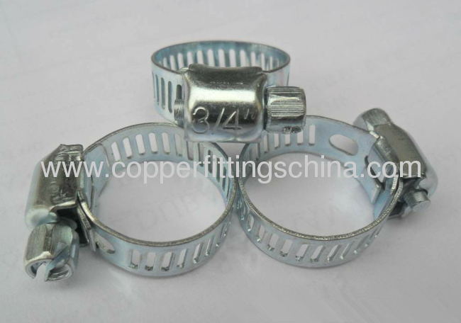 American type stainless steel hose clamp