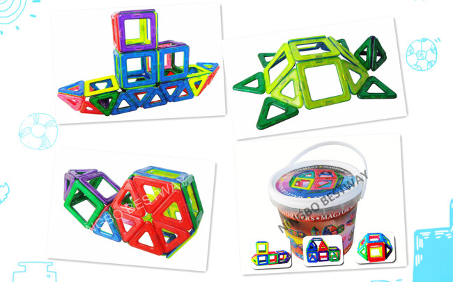 36pcs Magic Magnetic Magforner Children ToyDIY Games