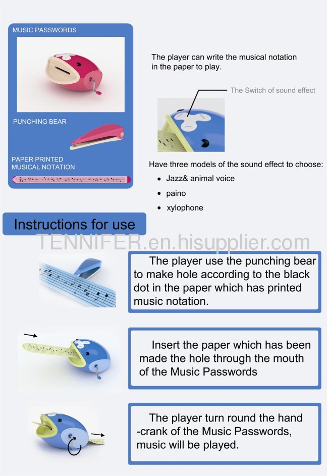 Music passwords---excellent music education toy 