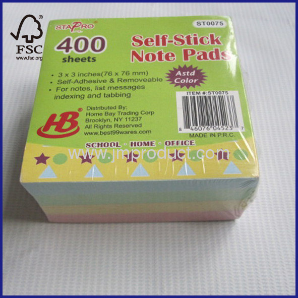 400sheets self-stick note pads