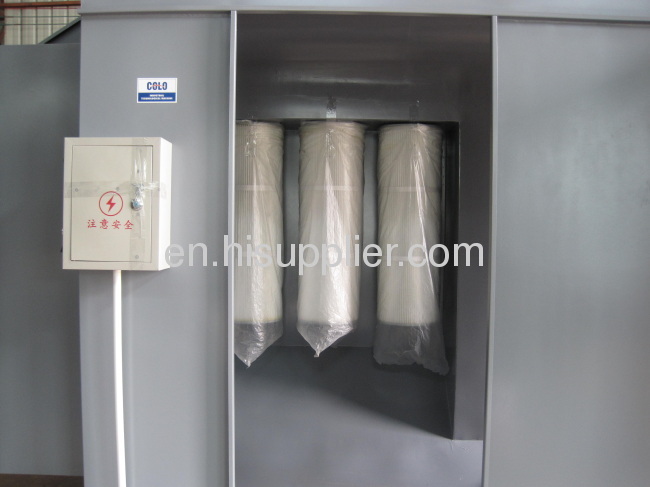 spray booth filter for powder coating