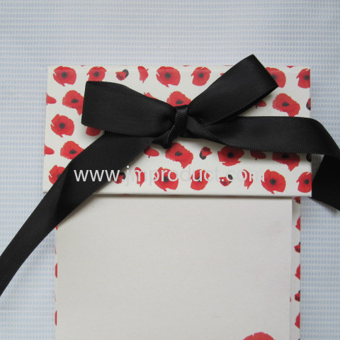 100 sheets ribbon note pad