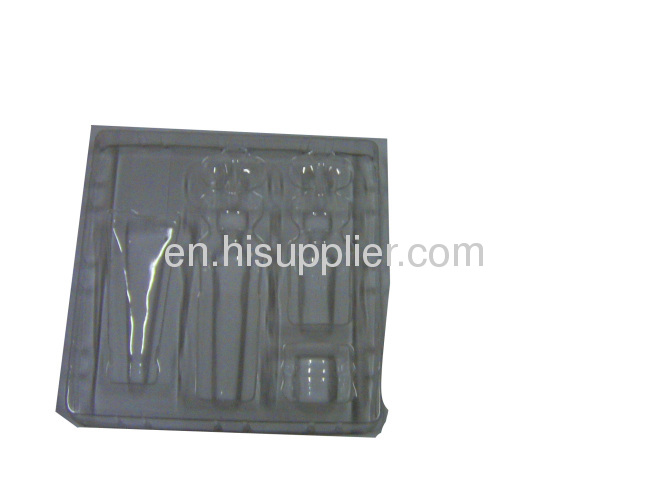 OEM design cosmetic plastic tray made by vacuum forming