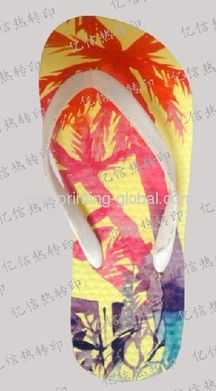 Thermal Transfer Printing Films for PVC Adults Slippers New Design