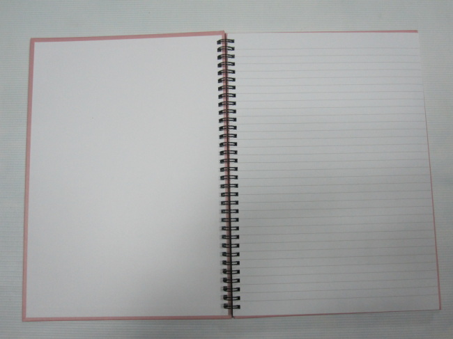 A6 4 subject college ruled hardcover notepad/notebookcarton