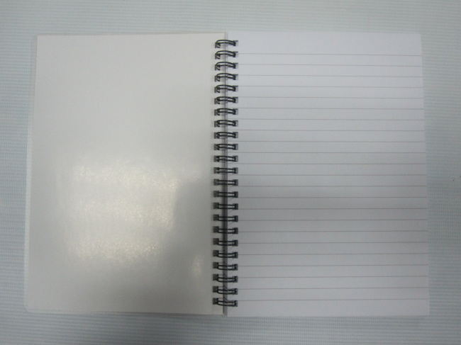 A5 single subjectPP cover spiral notebook college ruled