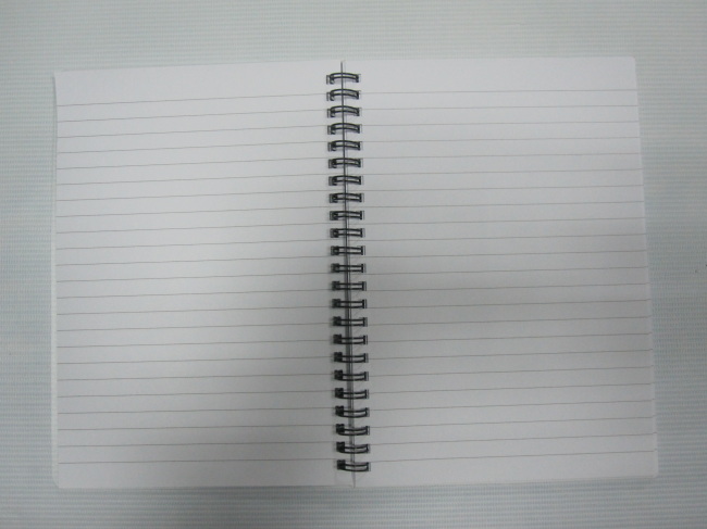 A5 single subjectPP cover spiral notebook college ruled