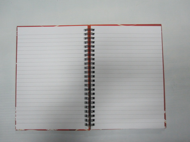 A5 single subject hardcover double spiral notebook college ruled 