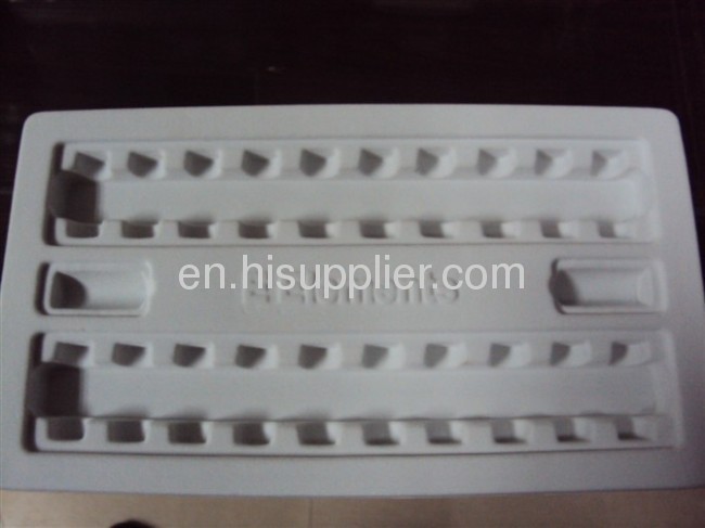 Hot sell clear 0.45mm plastic blister tray for cosmetic packaging