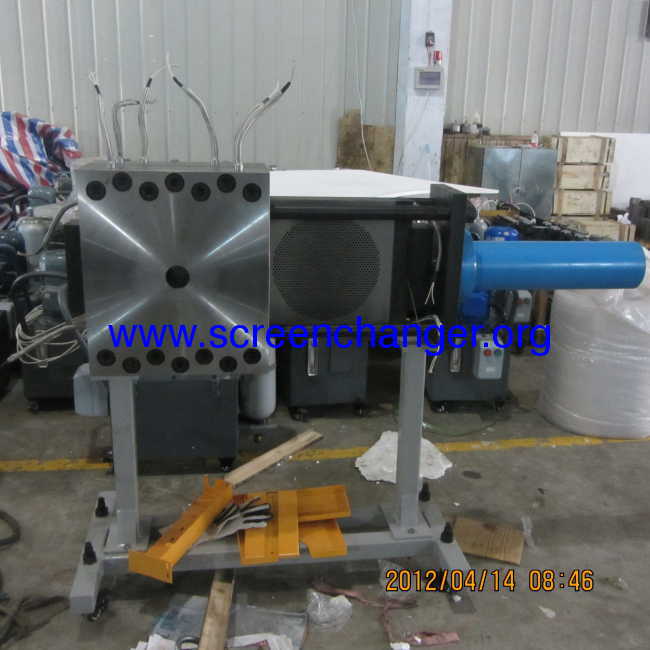 single slide plate hydraulic screen changer