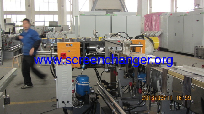 hydraulic screen changer-double piston type