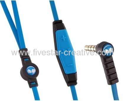 Monster iSport Blue Immersion In-Ear Headphones with ControlTalk