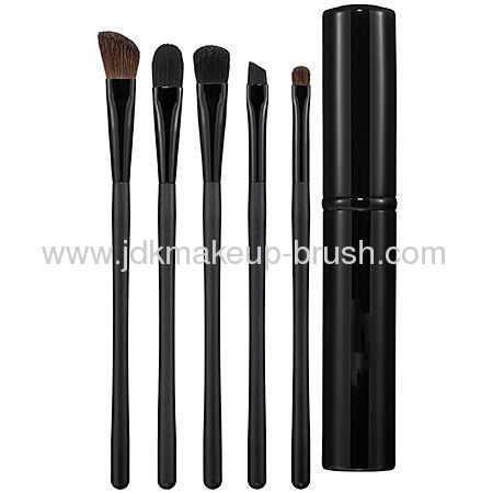 High Glossy Makeup Eye Brush set with Cylinder