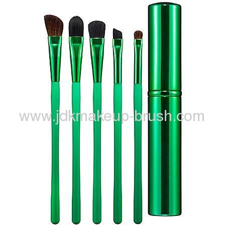 High Glossy Makeup Eye Brush set with Cylinder