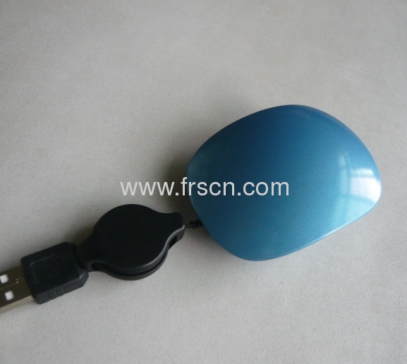 Slide cover usb trackball wired mouse