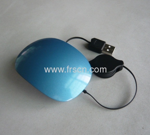 Slide cover usb trackball wired mouse