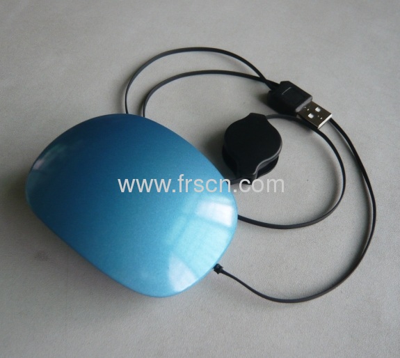 Slide cover usb trackball wired mouse