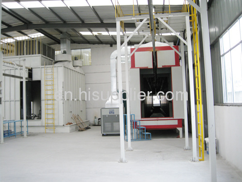 powder coating line for computer shell 