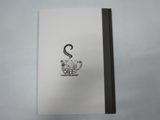 A5 hardcover hardbound notebook college ruled good quality