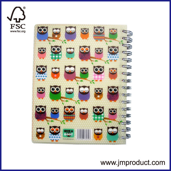 PP cover spiral notebook