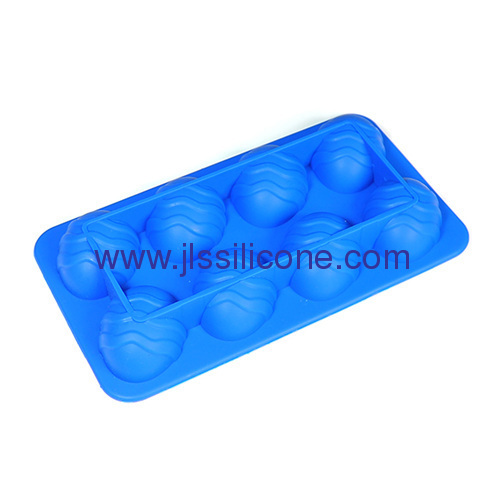 Easter egg shaped silicone ice maker molds 