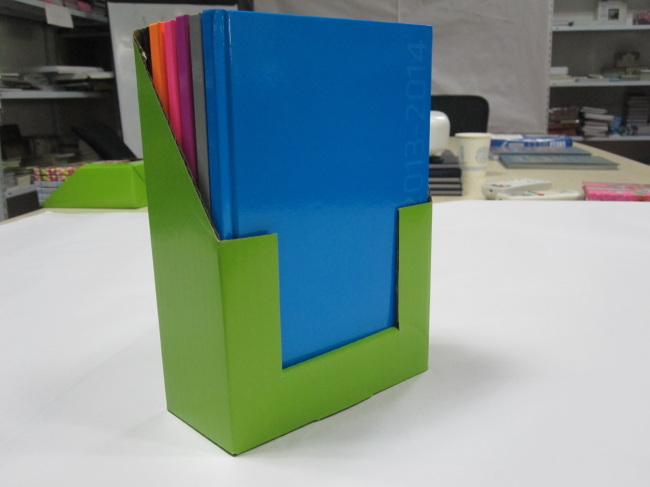 A5 colourful hardbound notebook/agenda/planner with display box