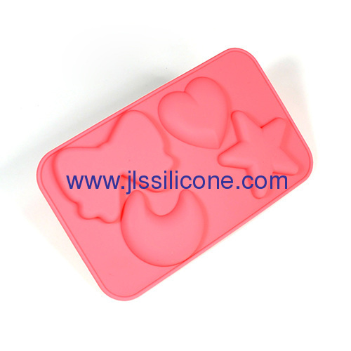 silicone ice maker mold in moon and star shape