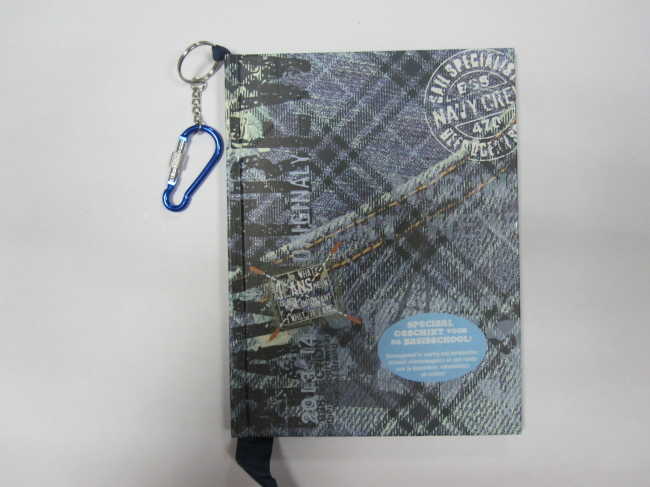 A5 hardcover hardbound notebook/agenda/plannerwith hanging drop