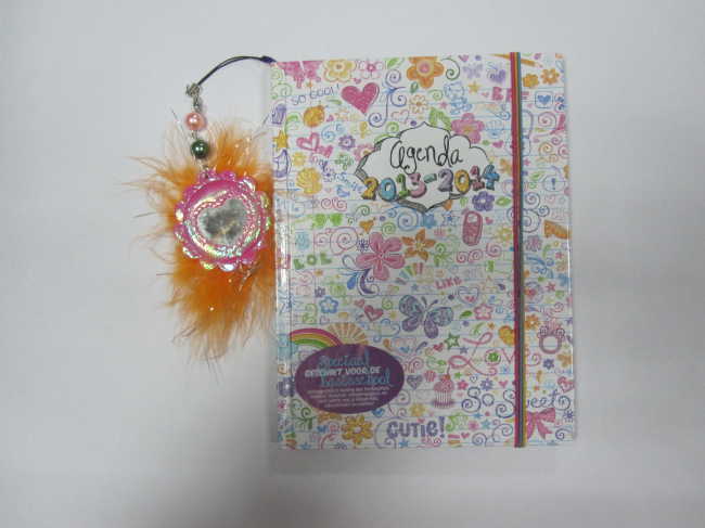 A5 hardcover hardbound agenda/planner/diary with cute hanging drops