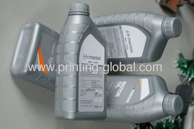 Hot Stamping Foils For HDPE Motor OIl Bottles Printing 