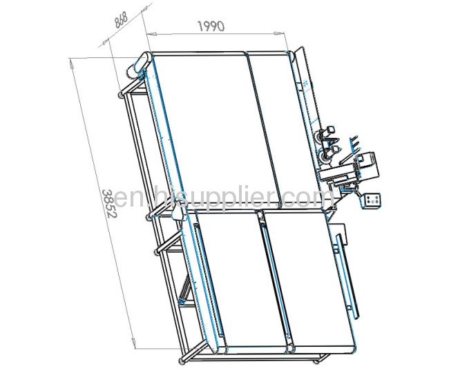 AUTO MATTRESS TAPE SEWING MACHINE 