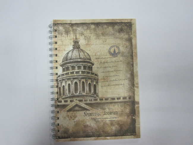 A5 single subject hardcover spiral notebook college ruled 